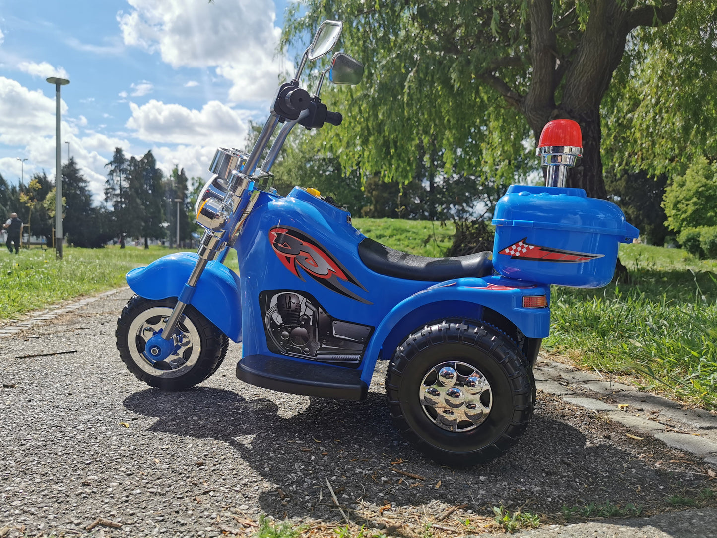 Električni policijski motocikl za decu