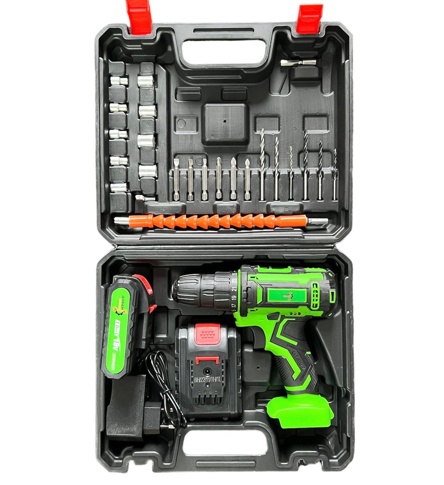 Originalna akumulatorska bušilica Agram Tools® sa bitovima