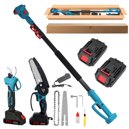 Agram Tools teleskopski aku set: pila i škare za grane - 240 cm