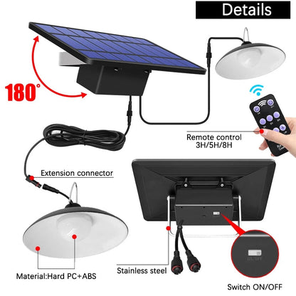 Dve solarne lampe sa daljinskim upravljačem