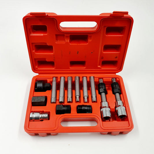 13-delni set za montažu i demontažu alternatora i remenica