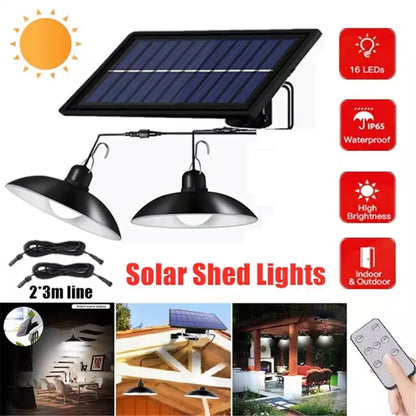 Dve solarne lampe sa daljinskim upravljačem