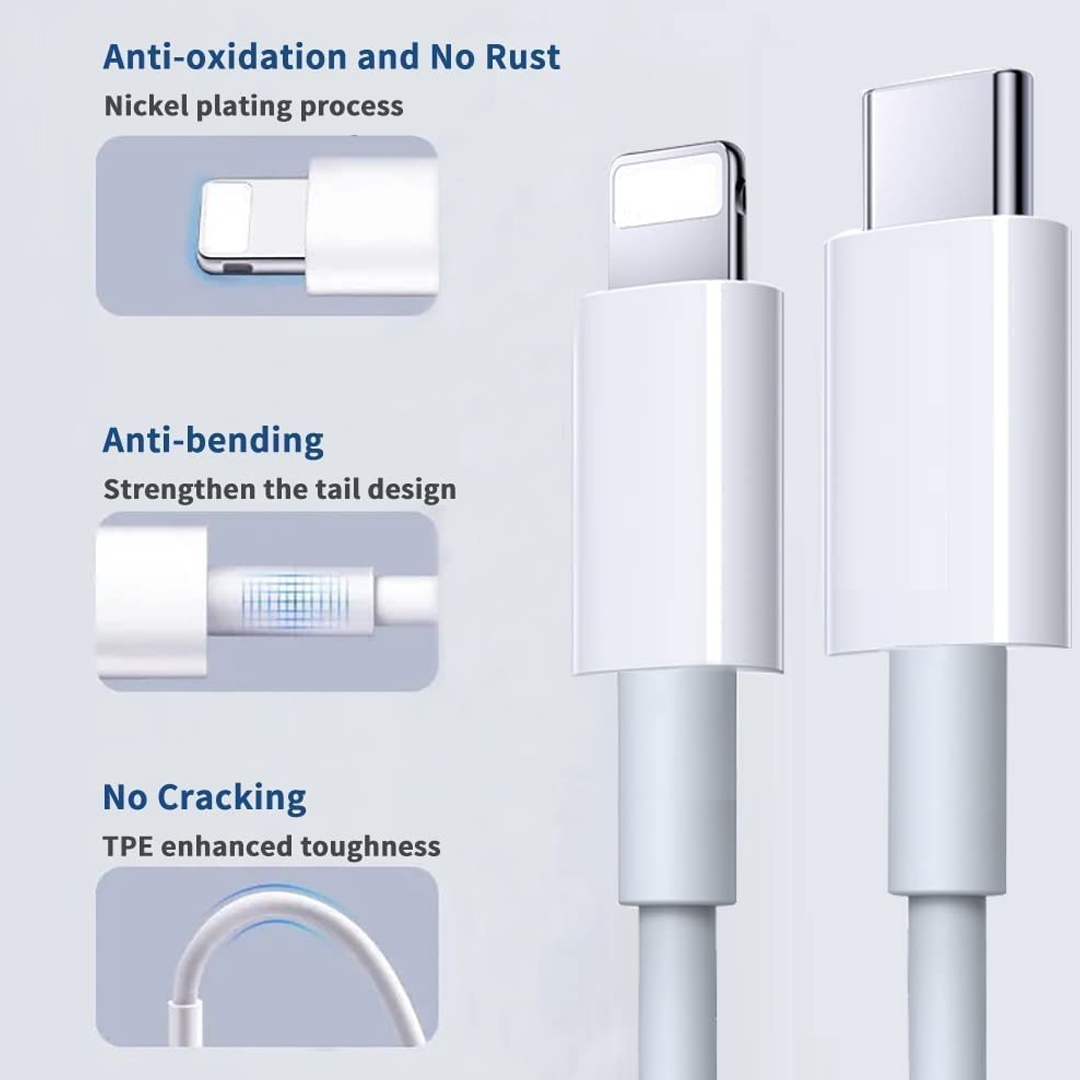 20W USB-C punjač za iPhone, iPad i AirPods sa kablom (adapter i kabl)