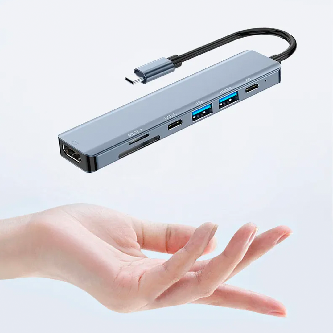 Multifunkcionalni 7-u-1 USB hab
