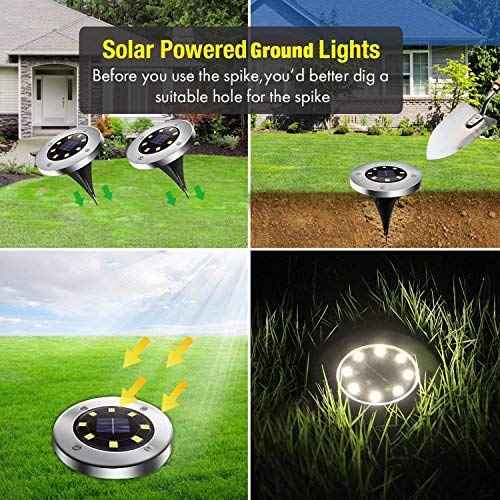 Solarni LED diskovi za baštu