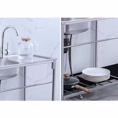 Samostojeća inox sudopera