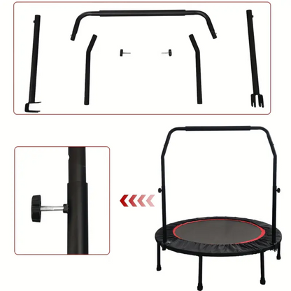 Trampolina za vežbanje sa rukohvatom – 120 cm