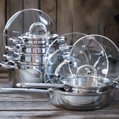 Premium INOX 18/10 Zurrichberg set lonaca od 12 delova