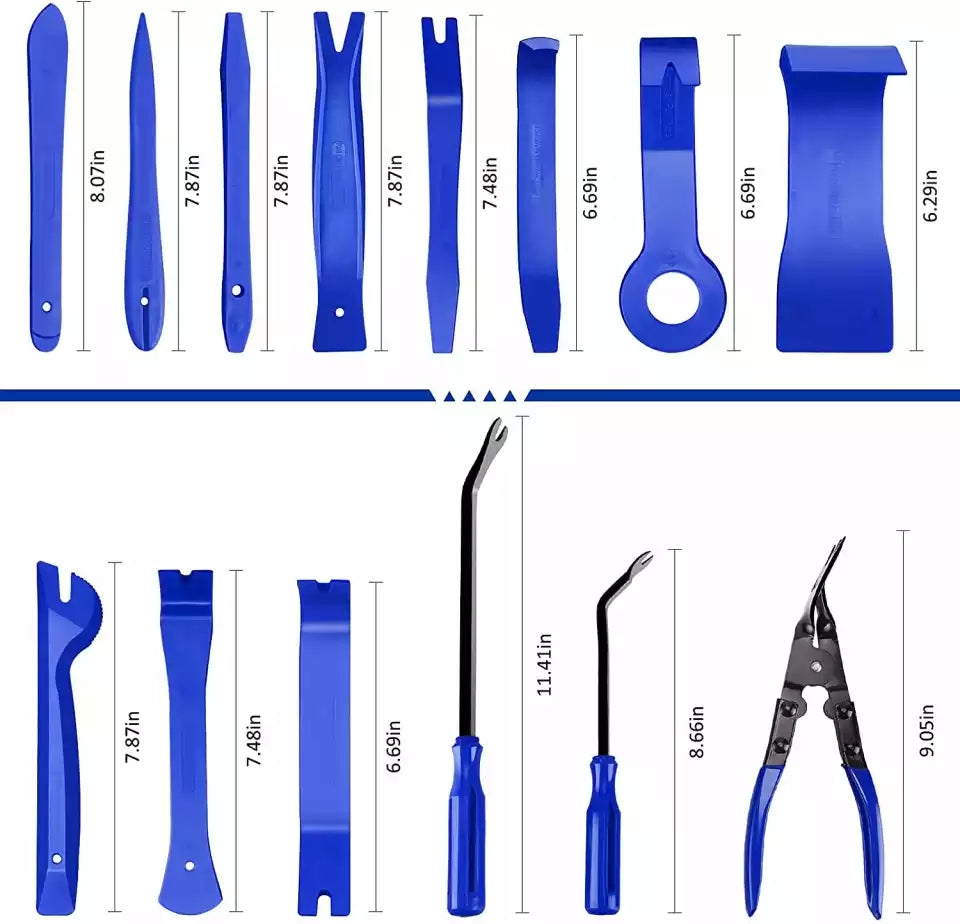 Set od 19 plastičnih ručica za automobile