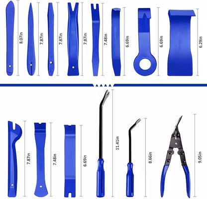 Set od 19 plastičnih ručica za automobile