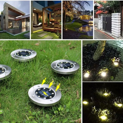 Solarni LED diskovi za baštu