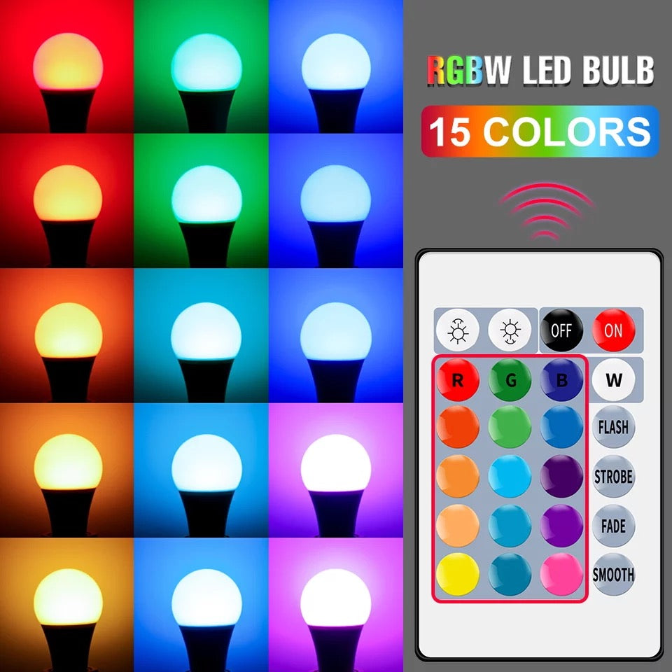 RGB i BELA SIJALICA SA DALjINSKIM UPRAVLjAČEM