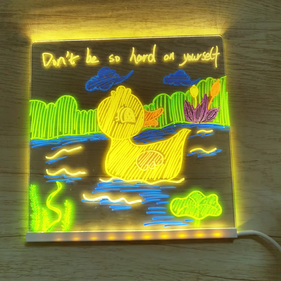 LED tabla za beleške u boji